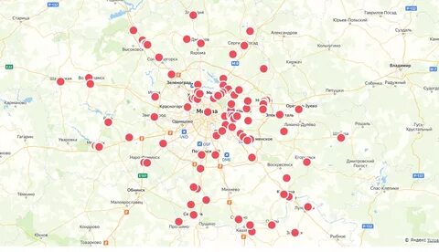 Земляничные места в подмосковье карта