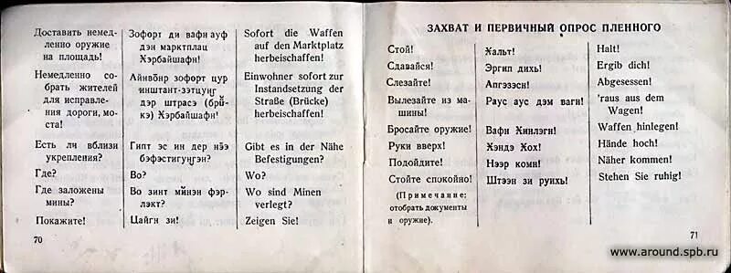 Захват перевод. Военные фразы на немецком. Немецкие фразы на войне. Фразы на немецком. Советские разговорники на немецком.