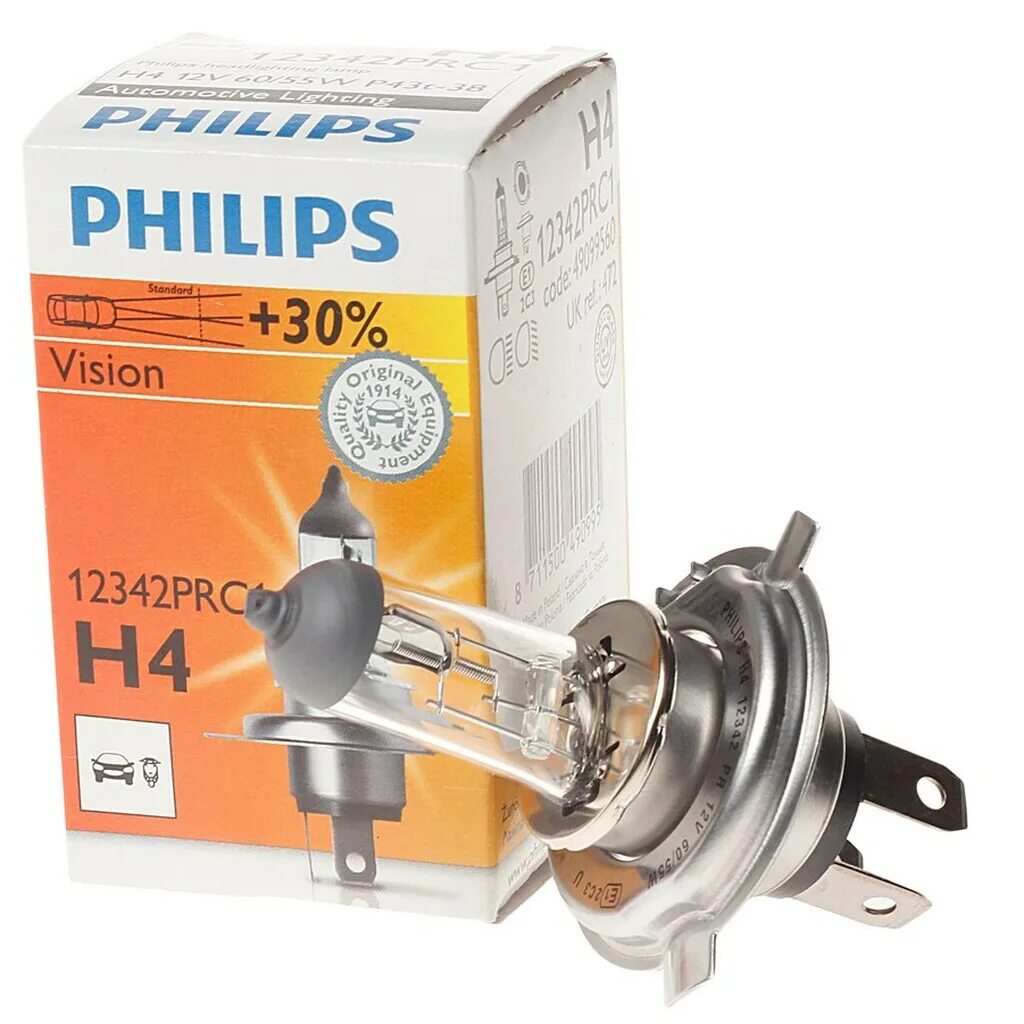 Лампа h4 12v 55w. H4 philips 12342prc1 +30. philips vision 30%12v h4 6055w 12342prc1. лампа автомобильная галогенная philips vision +30% 12342prc1 h4 6055w 1 шт.. philips vision 30%12v h4 6055w.