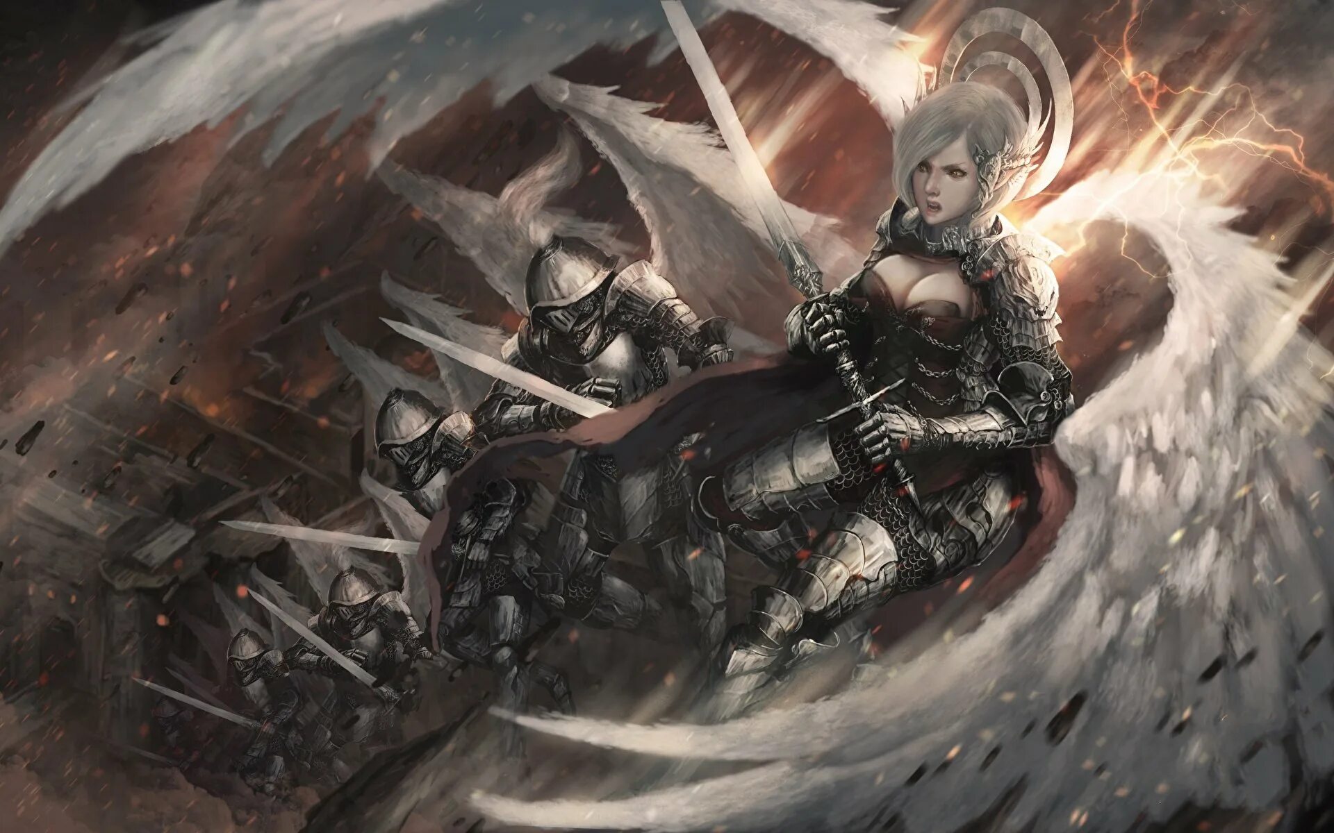 Aion обои на рабочий стол. Обои на рабочий стол фэнтези. Воительница скандинавия. Рагнарёк скандинавия мифология роаганар. Поединок фэнтези.