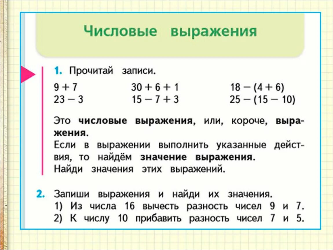 Контрольная работа по математике числовые выражения. Нахождение значений выражений 2 класс школа России. Числовые выражения. Числовые выражения 2 класс. Что такое выражение в математике 2 класс.