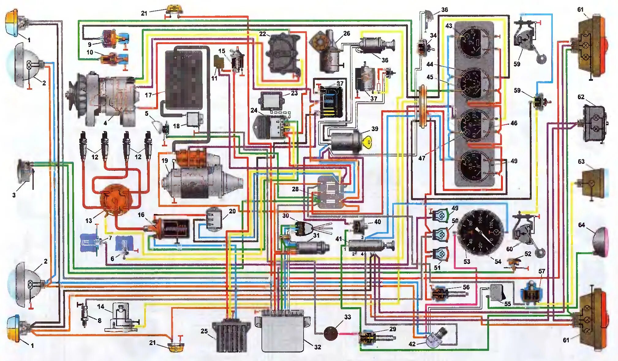 Электрическая проводка УАЗ 3303. Электропроводка фары УАЗ 452. УАЗ 469 схема электрооборудования цветная. Схема электрооборудования УАЗ 3151. Уаз буханка ближний свет