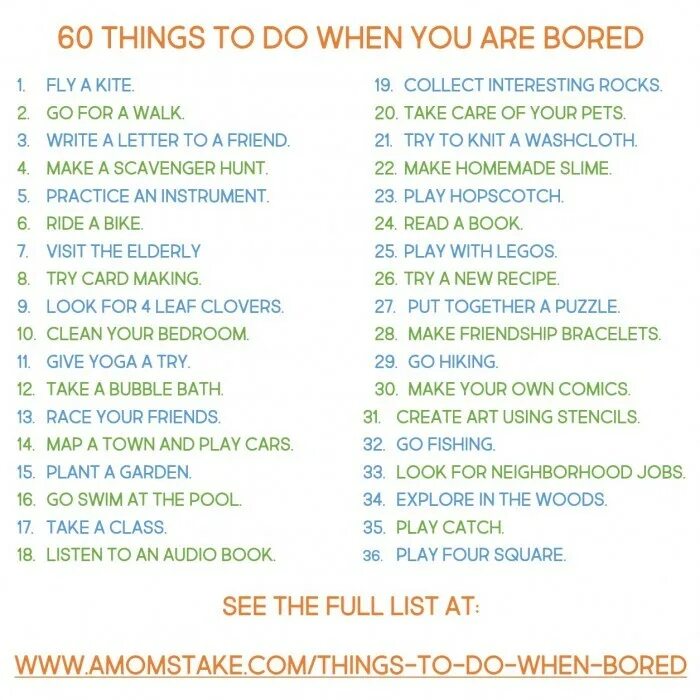 Things to do and see. Things to do. What to do when bored. To do. Interesting things to do when you bored.