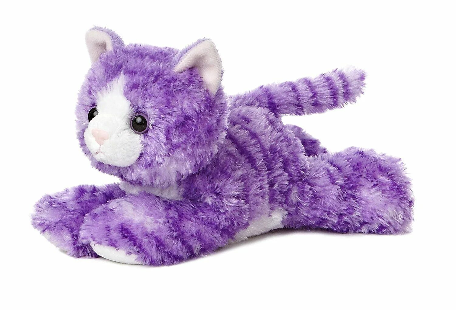 Aurora 31339 Plush stuffed animal 8 in. Mini Flopsies Molly Purple Kitty мягкая игрушка. Фиолетовая мягкая игрушка. Сиреневая мягкая игрушка. Фиолетовая кошка игрушка. Купить мягкие игрушки на валберис