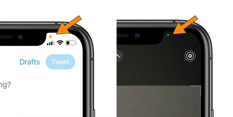 Индикатор камеры на айфоне. Зеленая точка на айфоне. Зеленый индикатор на айфоне. Камера смартфона вверху. Что означает точка на телефоне