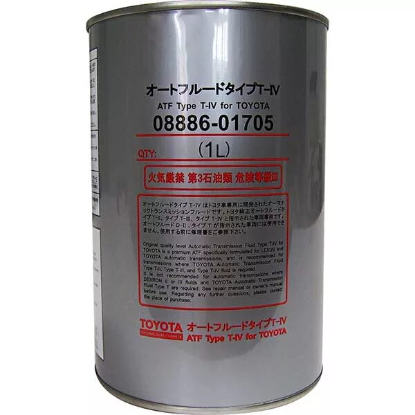 ATF Type t-4 Toyota 08886-01705. Toyota 08886-81015. 08886-81015 Toyota ATF Type t-4. Toyota Type t-IV 1л.