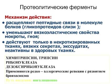 Протеолитические ферменты что это