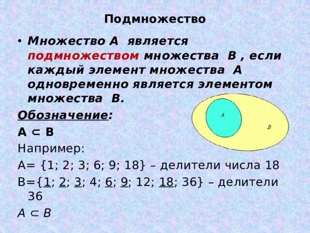 Понятие Множества. 5 класс. Виленкин.