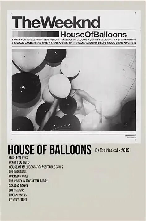 Песня house of balloons glass table girls