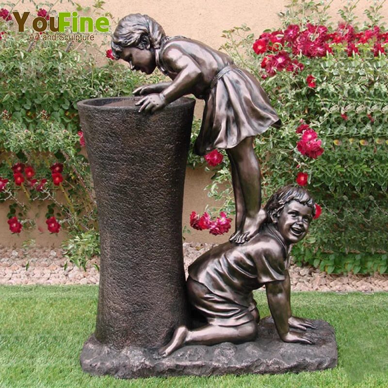 скульптура мальчик рыбак. бронзовая статуя. фигурки людей для сада. конфетница "ангелы" белый 40см. садовая бронза.