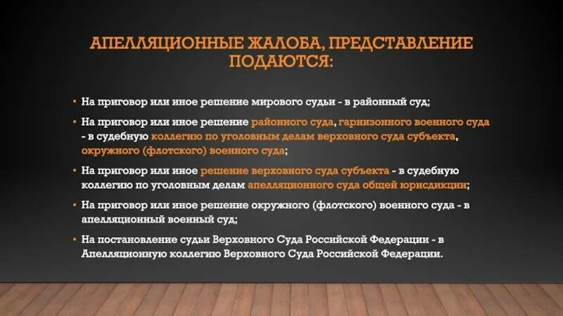 Военные суды апелляционной инстанции. Апелляция на решение Верховного суда. Апелляционная жалоба и представление. Апелляционная жалоба и представление в уголовном процессе. Стороны в апелляции.