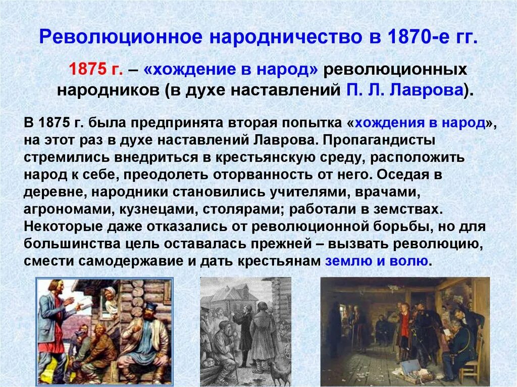 Движение народничества при александре 2. Движение народничество 1870 Лидеры. Общественное движение при Александре 2 народничество в 1870. Революционное народничество 1870. Хождение в народ.