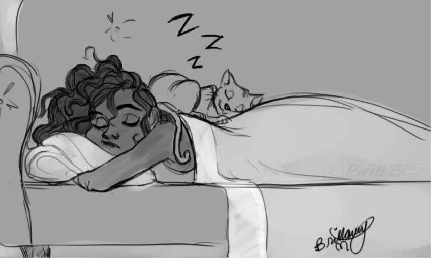 Крошки в постели. Рисунок спящей девушки. Сонная девушка иллюстрация.