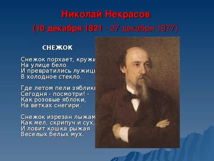 Некрасов стихи слушать. Н.А. Некрасов. Стихотворение «снежок».. Стихотворение н.а.Некрасова снежок. Н.Некрасов снежок порхает кружится.