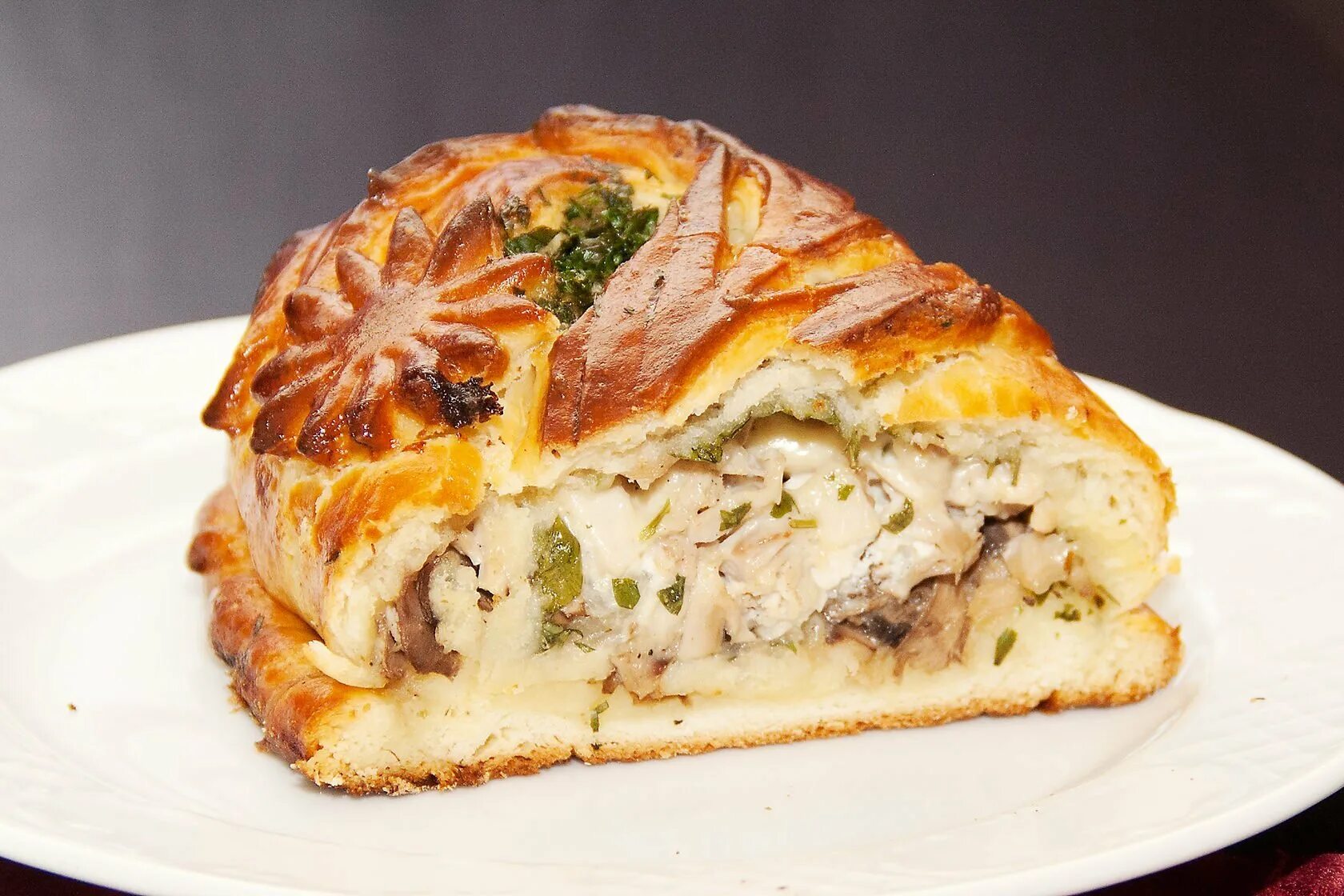 Курник Штолле. Пироги Штолле с рыбой. Кулебяка с мясом Штолле. Курник из Штолле