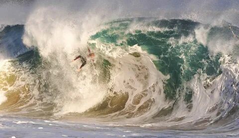 Waves against