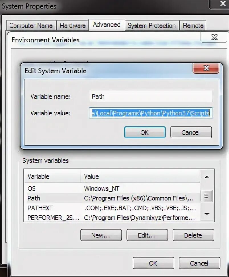 Env variable windows. Edit environment variables. system variable. vc 86. edit environment variables for your account.