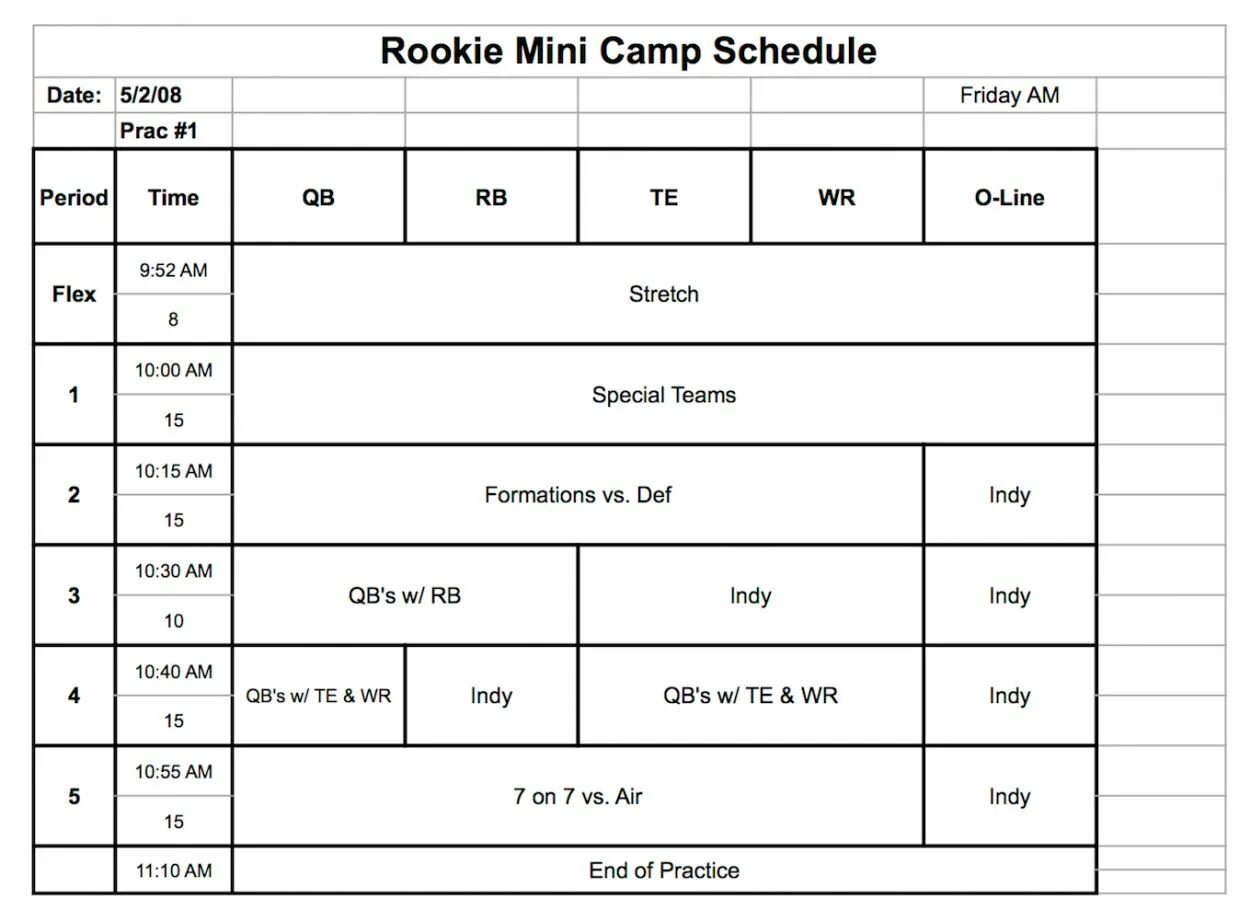 Fin template это шаблон. Practice Standard for scheduling схема. Football blank playbook. Football blank field playbook. Camp Schedule.