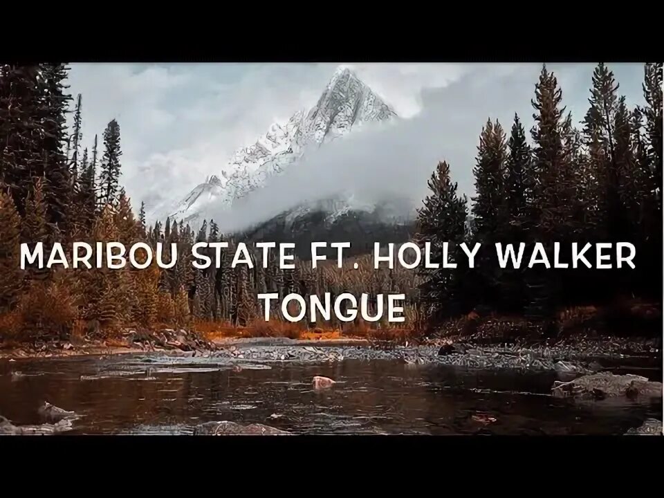 Tongue Maribou State. Tongue (feat. Holly Walker) Maribou. State tongue