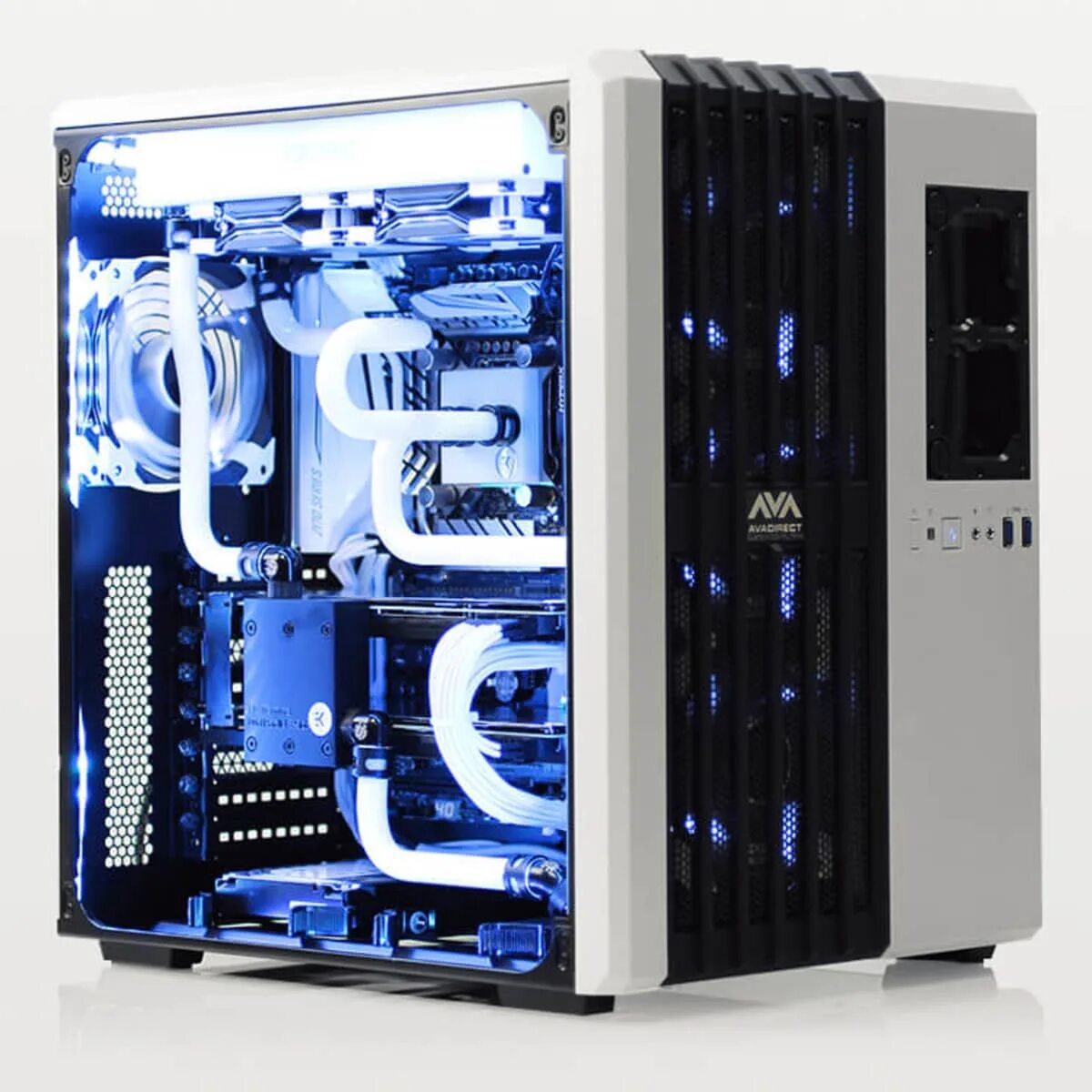 Pc packages. Термалтейк корпус с водоблоком. Корпус под сво 2x140mm. Корпус Thermaltake x71. Кастомная система жидкостного охлаждения.