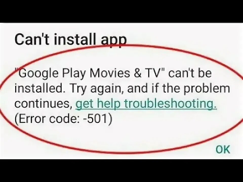 Can t install app. Ошибка 501. error 501. the play store app install is corrupted перевод на русский.