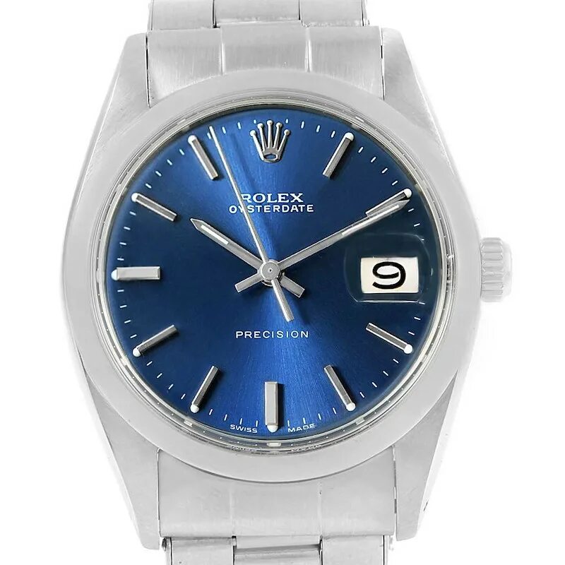 Синий циферблат. Rolex oysterdate precision. rolex oysterdate precision 6694. rolex 41 mm голубой циферблат. rolex datejust синий циферблат.