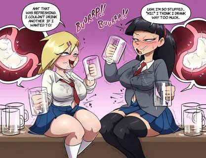 lech lewds, original, original characters, english text, text, 2girls, big ...