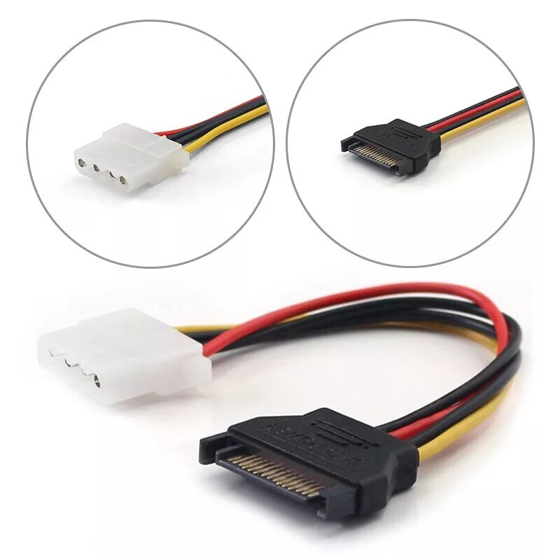 Кабель для жесткого диска компьютера. Sata 15 pin 4 pin molex. переходник sata molex 4 pin. коннектор питания ide 4-пин (molex). кабель sata питание (molex штек - sata гнездо).