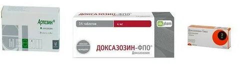 Доксазозин тева инструкция