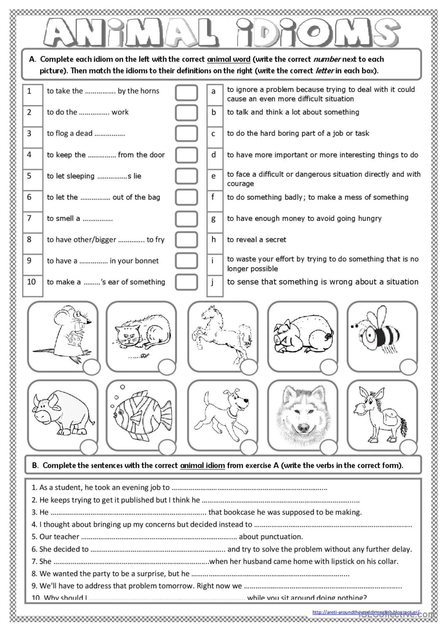 Idioms complete the sentences. Идиомы в английском языке Worksheet. English idioms Worksheets. Animal idioms Worksheets. Idioms tasks.