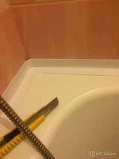 Как наклеить бордюрную ленту на ванну