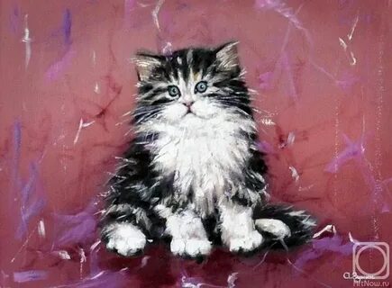 Кошки картины маслом
