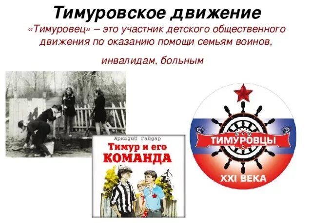 Проект на тему тимуровское движение 7 класс Тимуровцы