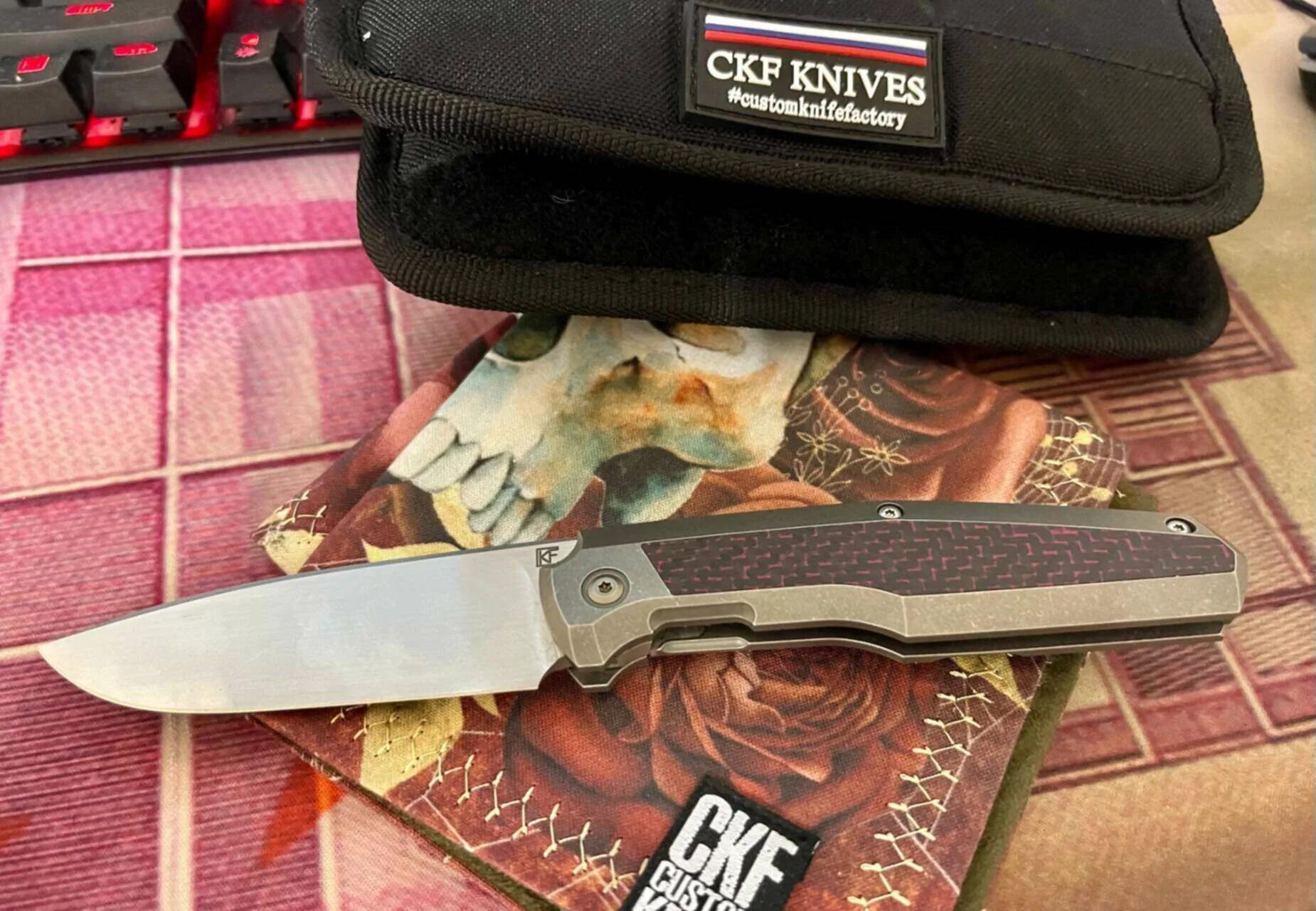 CKF fif20 Titan. Нож predatory m390. Нож CKF Elf Титан. Нож охотничий m390 карбон.