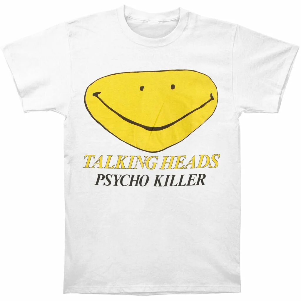 Killers talking. Talking heads Psycho Killer. Футболка talking heads. Talking heads Psycho Killer обложка. Talking heads Psycho Killer Tabs.