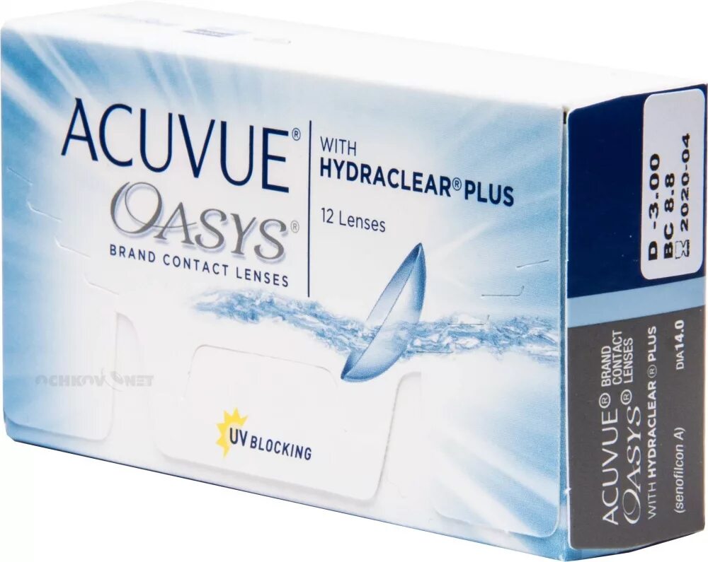 Лучшие производители линз. Линзы акувью Оазис двухнедельные. Acuvue Oasys with Hydraclear Plus. Acuvue Oasys with Hydraclear -3. Линзы для глаз акувью Оазис 2 недели.