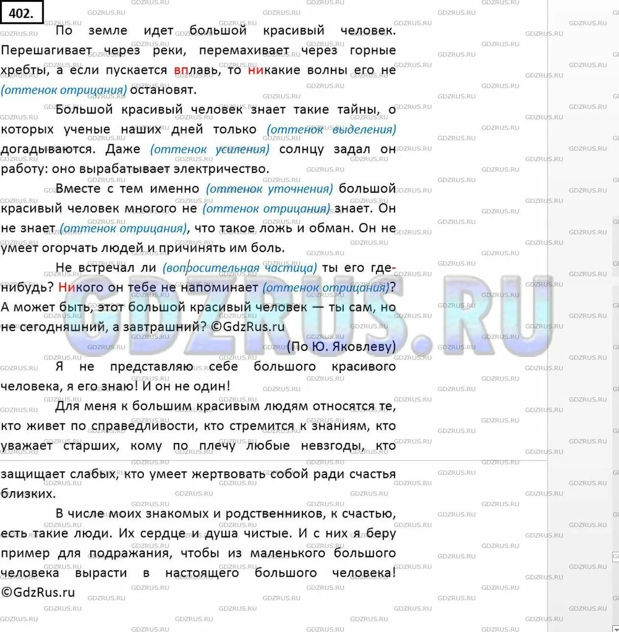 Упр 402 по русскому языку 7 класс. Упр 402 по русскому языку 7 класс ладыженская. Сочинение русский язык 402 упр. Упр. 402 6 Кл.