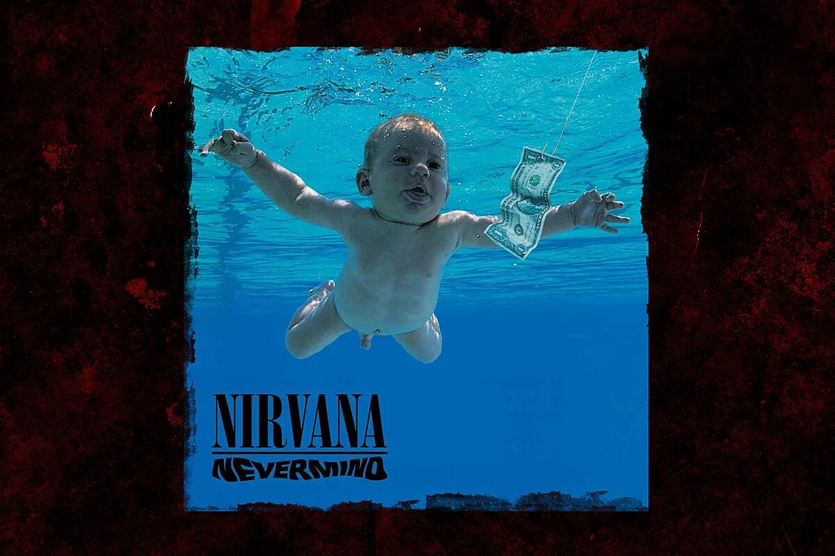 In the something in the year. Nirvana Nevermind обложка. Nirvana Nevermind обложка альбома. Альбом невермайнд Нирвана. Nirvana Nevermind 1991.