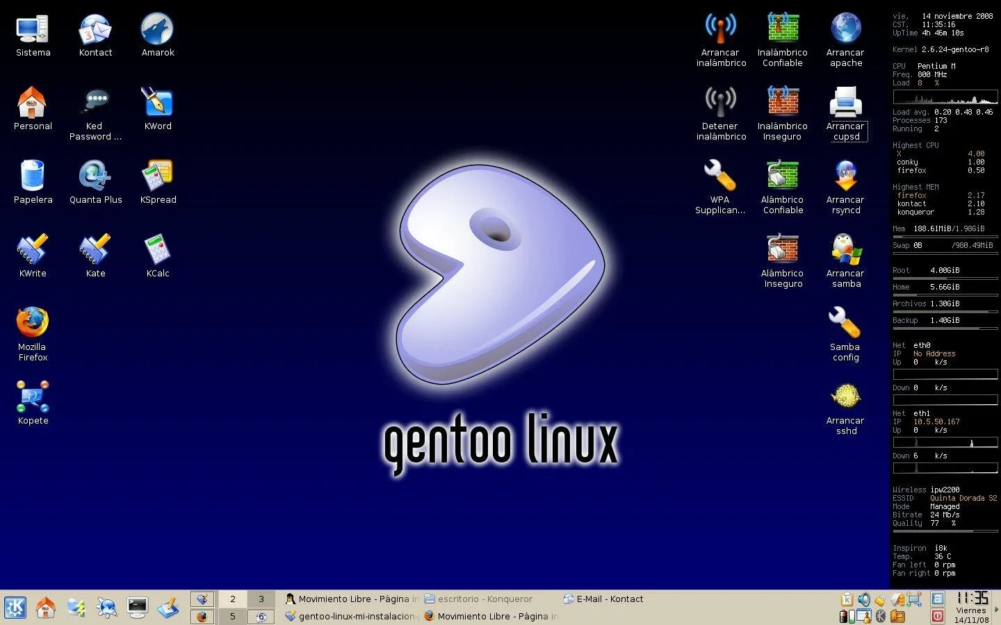Linux установленное по. Gentoo линукс. Linux Интерфейс 2021. Операционная система GNU/Linux. Gentoo Linux Интерфейс.