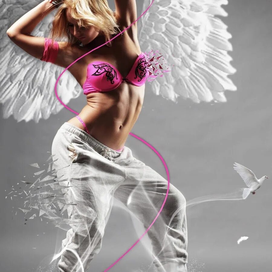 Танцующая девушка. Танцовщица с крыльями. Заставки на телефон девушки движущиеся. Красивая девушка танцует. Пляшущий ангел
