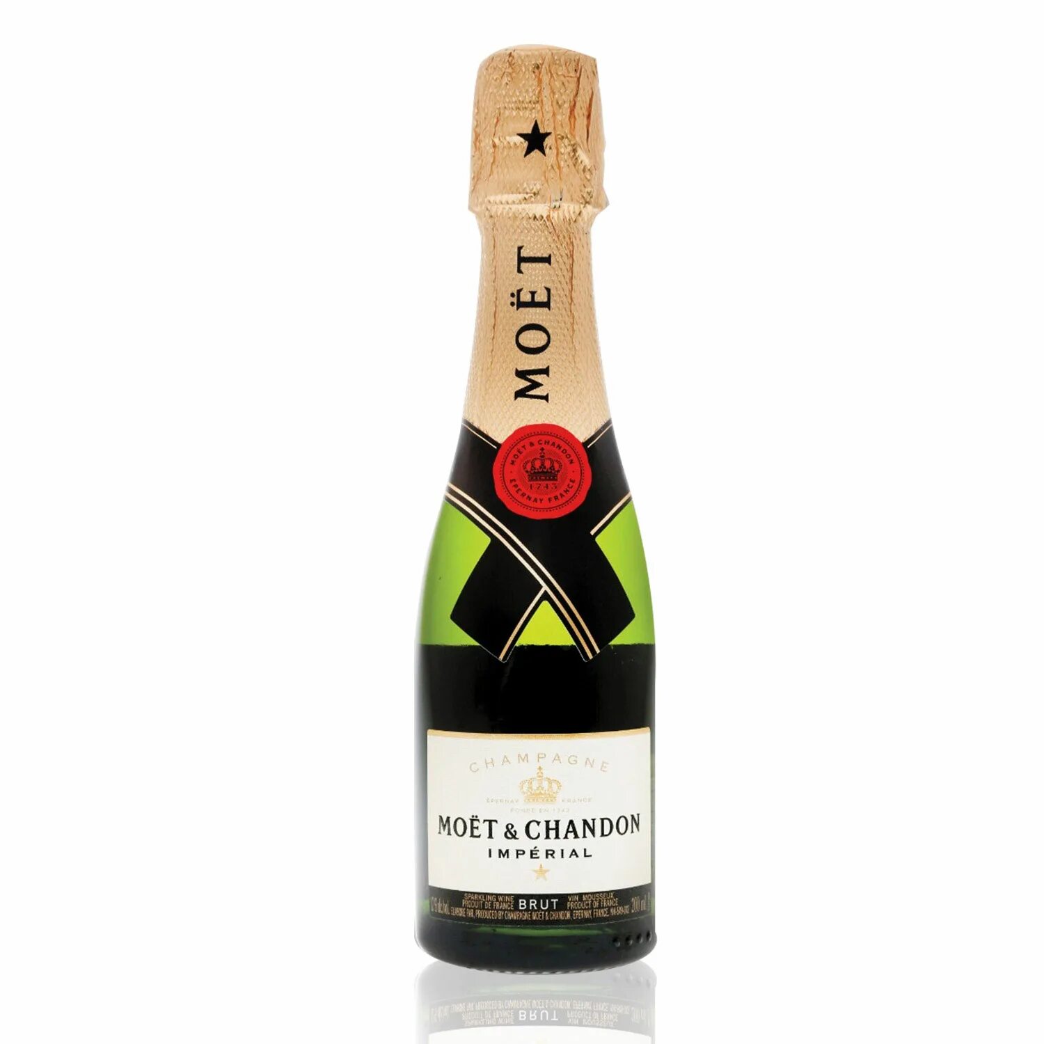 Moet & Chandon, Brut "Imperial", 200 мл. Шампанское Моэт Шандон брют. Шандон Просекко. Brut Mini "Imperial".