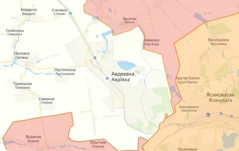 Показать на карте авдеевку