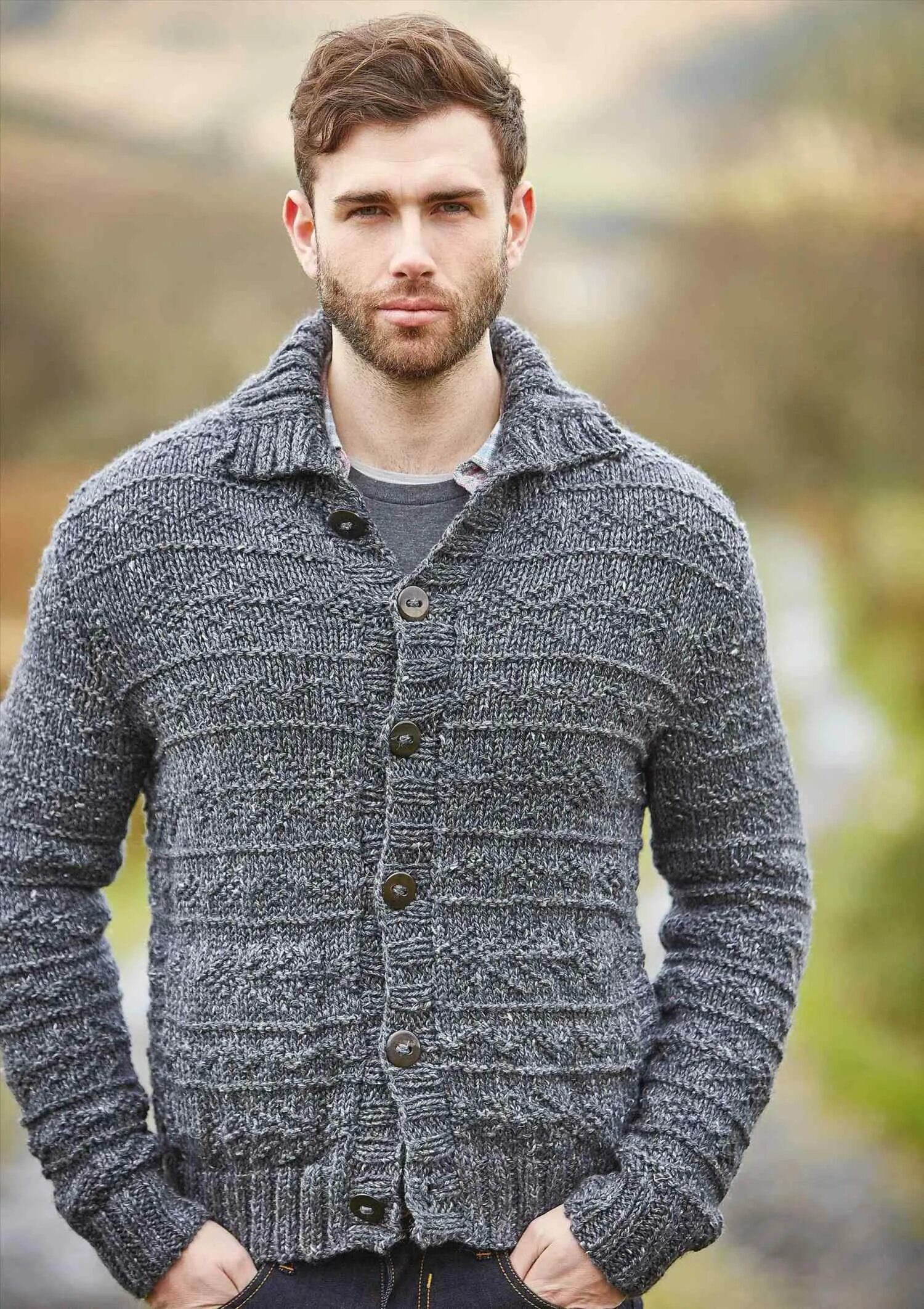 Вязка кофт мужских. Rowan hemp tweed мужской свитер. вязаная кофта мужская. свитер на пуговицах мужской. кардиган мужской.
