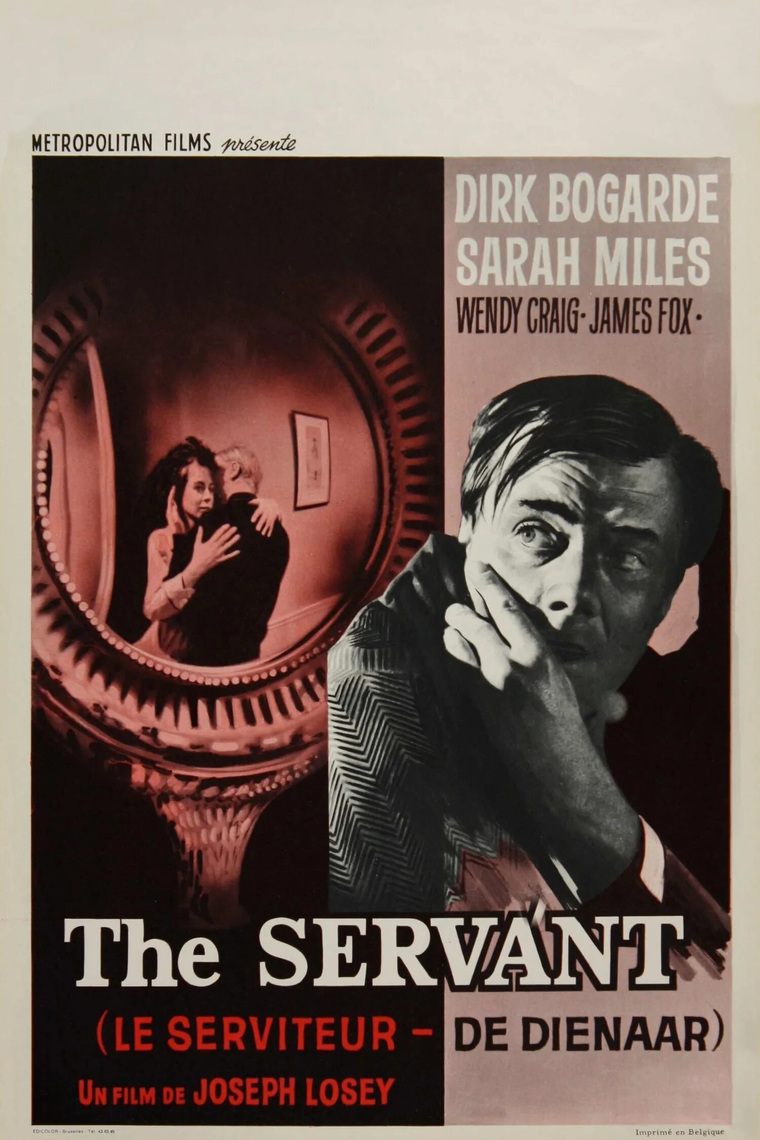 The bondservant. The servant 1963. The servant 1963 poster.