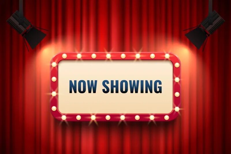 It is showing now. Theater frame vertical. and show now.