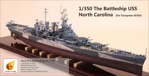 NNT Modell Battleship USS North Carolina Detail Set (for Trumpeter.