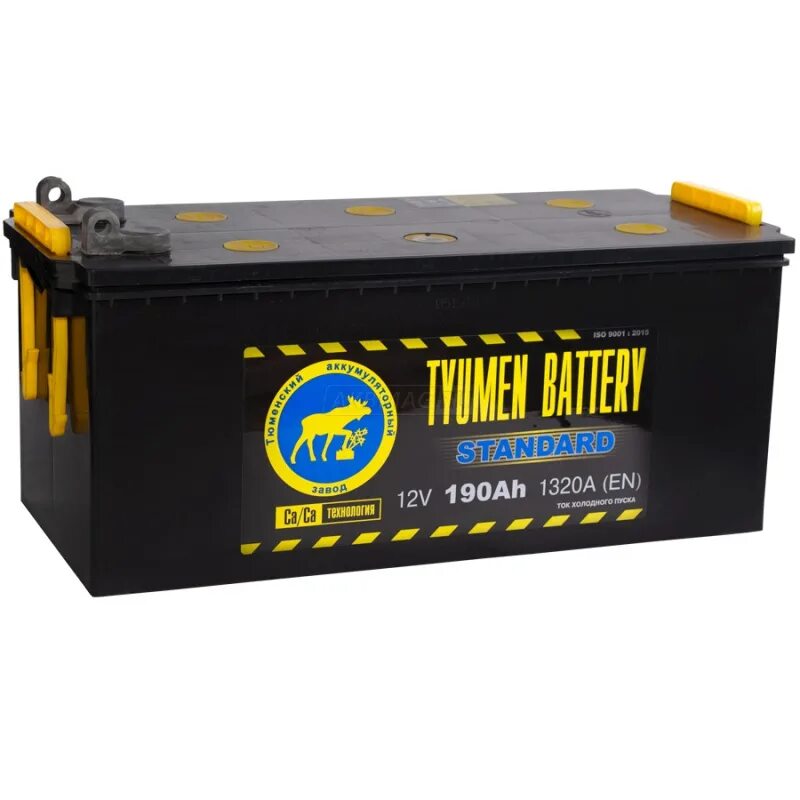 Аккумуляторные батареи тюмень. Tyumen Battery Standard 190 Ач. Аккумулятор 6ст-190 Tyumen Battery. АКБ 6ст-190 под болт. АКБ Tyumen Battery Standard 6ст-190.