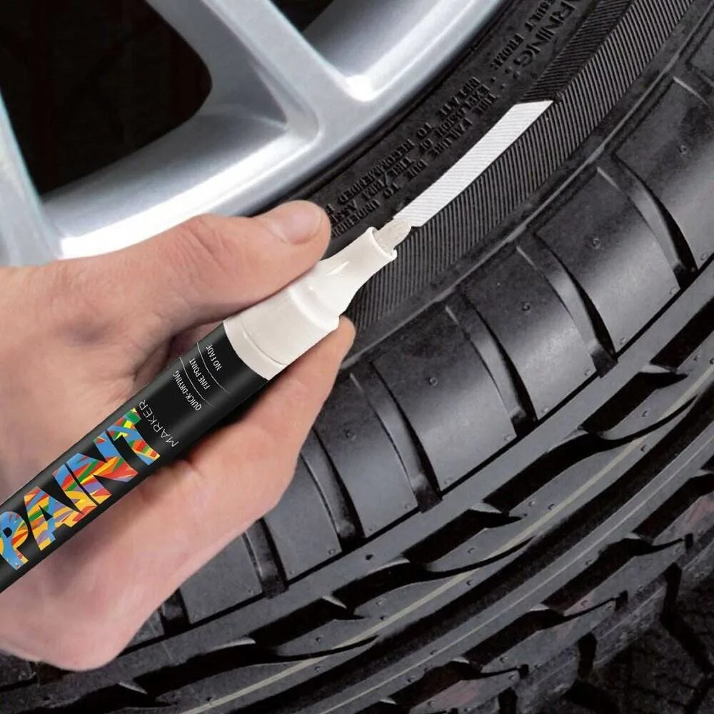 Edding 8050 белый Reifen-Tyre Marker. Tire Paint. Краска для шин. Фломастер для шин автомобиля. Краска для шин белая. Маркер для шин