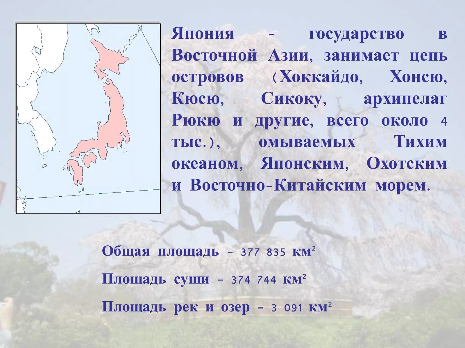 География Японии презентация. Площадь Японии. Общая площадь Японии. Государство Япония для презентации. Япония характеризуется