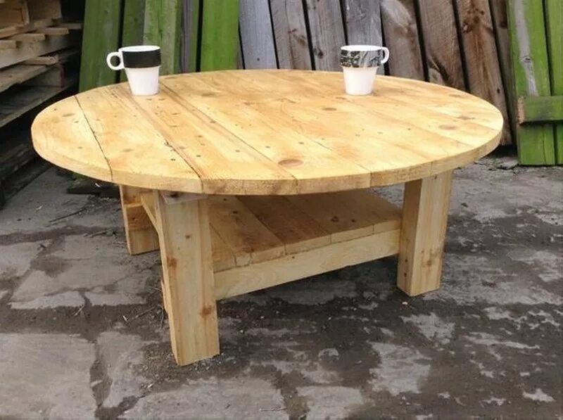 Tables made of wood